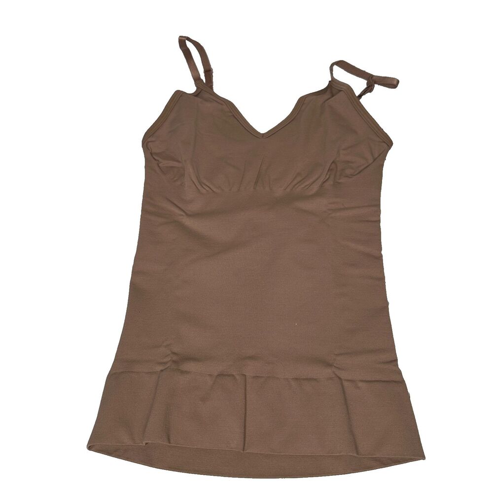 Spanx Slimming Seamless Power Sculpt Cami Cafe Au Lait Medium NWT